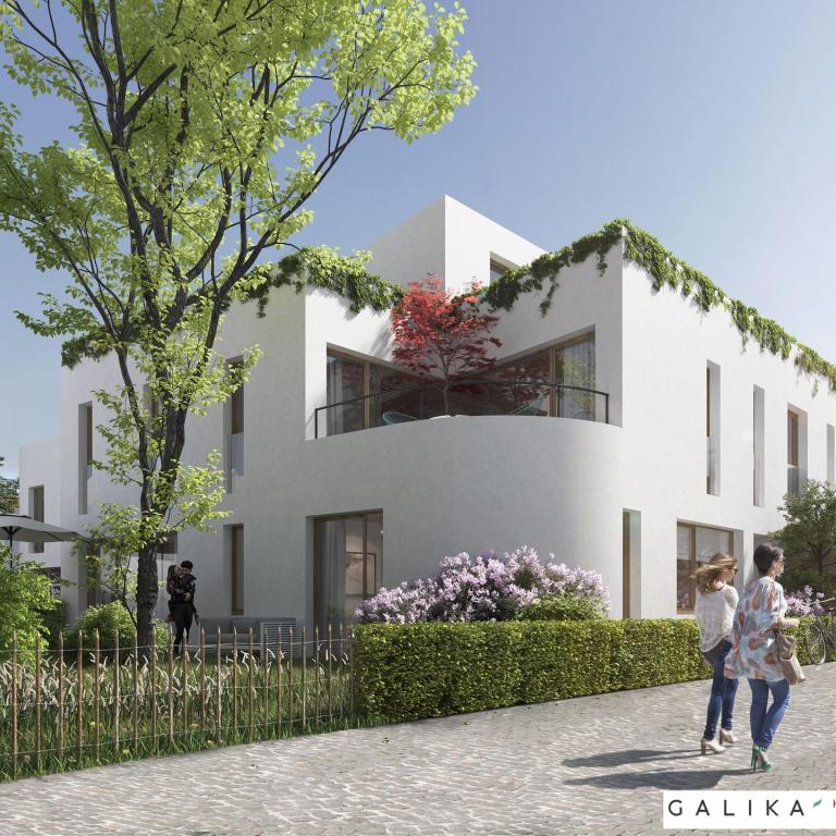 Studio de 38m² + terrasse de 13m² + jardin de 32m² au rez