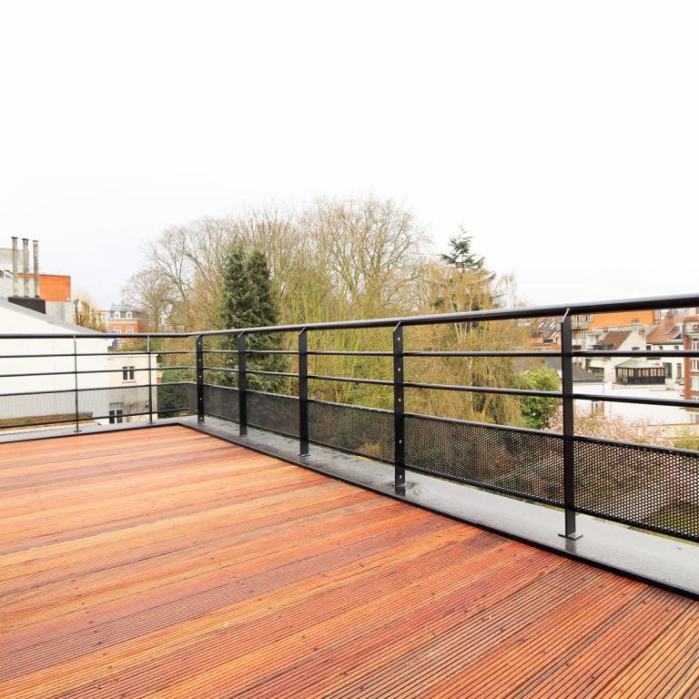 Etangs d'Ixelles : Sublime duplex penthouse meublé terrasse