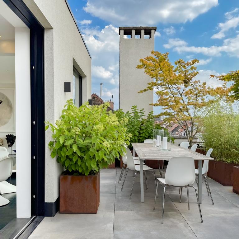 Brugmann/Chatelain : Penthouse d'exception avec terrasses 