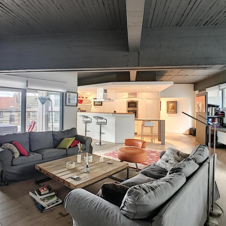 Saint-Gilles : Magnifique loft en parfait état + terrasse
