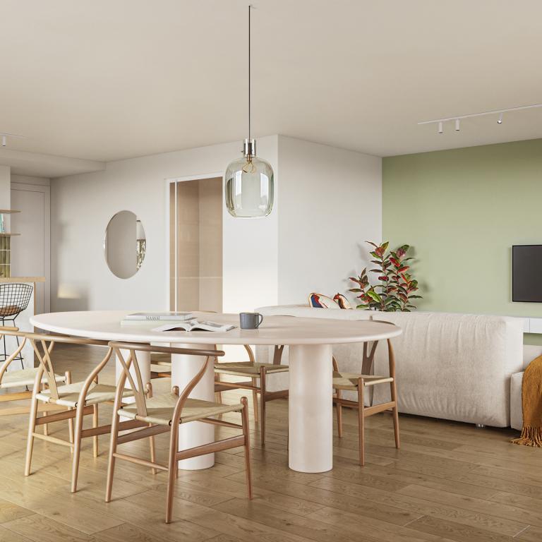 Magnifique appt. de +/- 143m², 3 ch, avec terrasse de 37m²