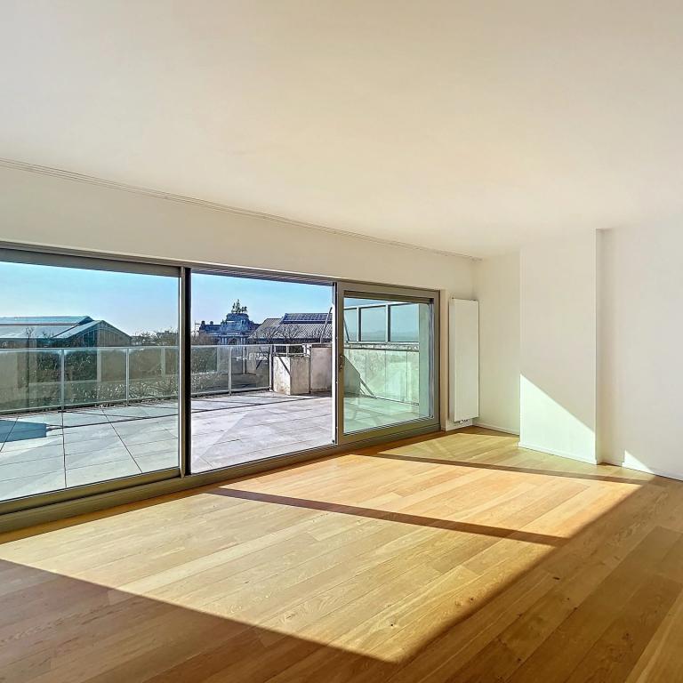 Quartier Européen : Penthouse 3 chambres avec 2 terrasses