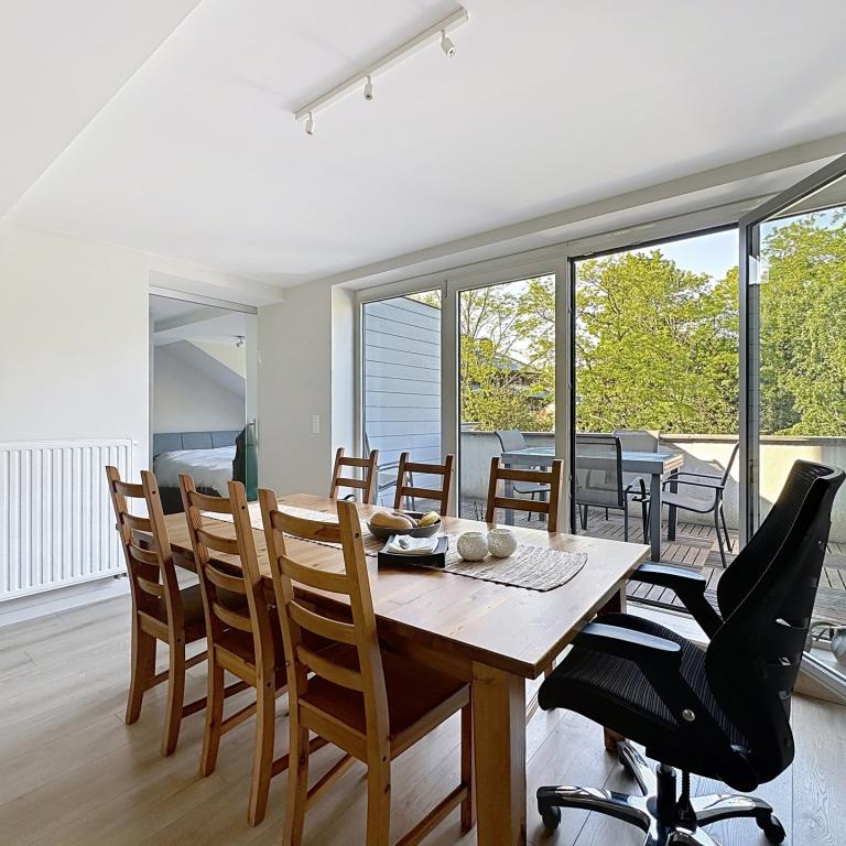 Héros/Brugmann : Superbe duplex penthouse + terrasse