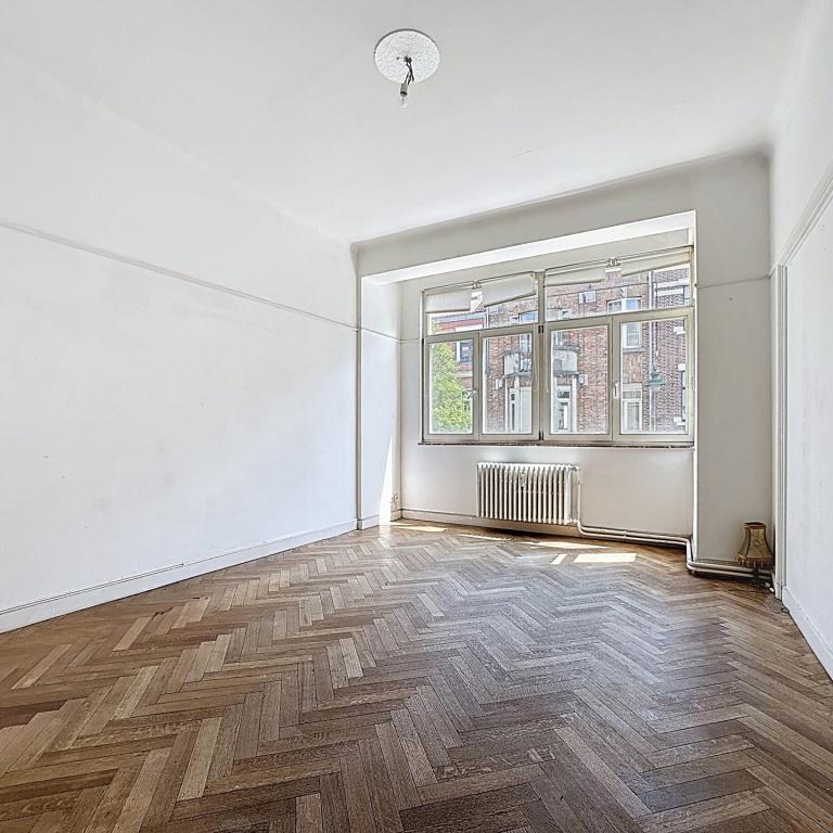 Molière/Alsemberg, ravissant appartement 2ch à rénover