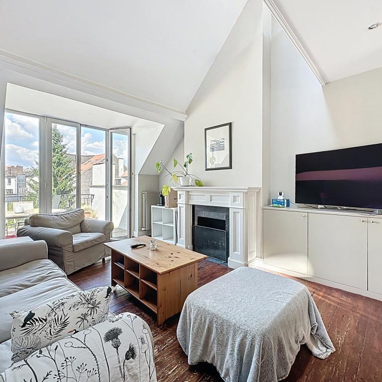 Châtelain/Brugmann : Superbe duplex penthouse meublé