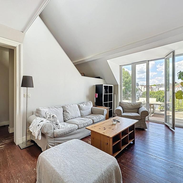 Châtelain/Brugmann : Superbe duplex penthouse meublé
