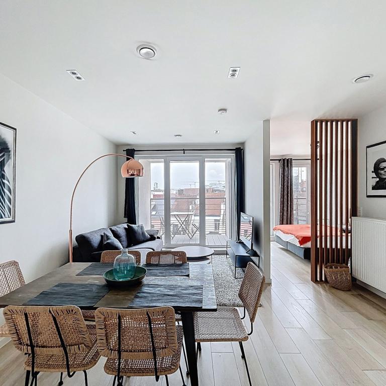 Quartier Européen: Superbe appartement 1 chambre + terrasse