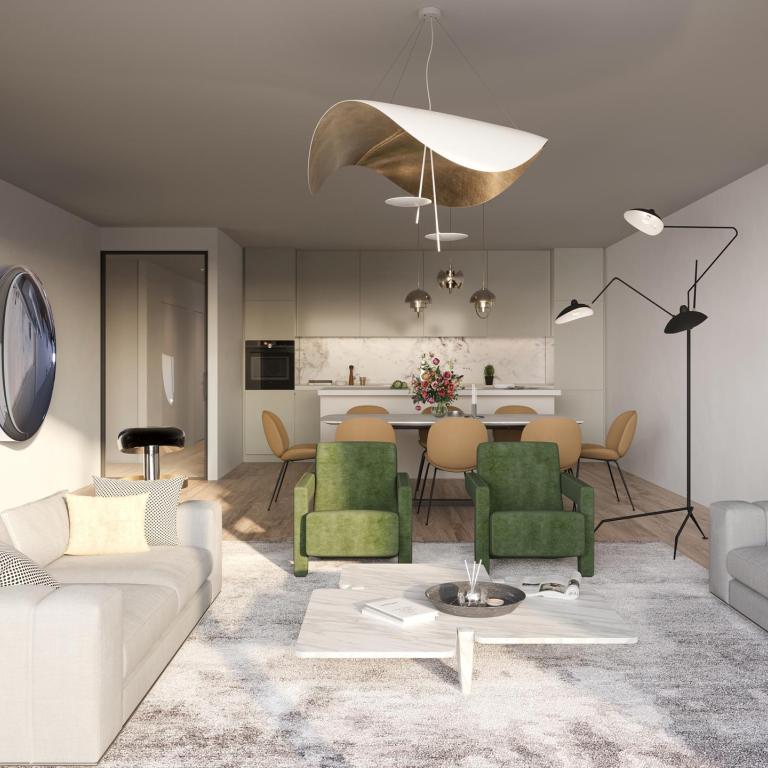 Projet avec vue imprenable sur l'abbaye de la Cambre!