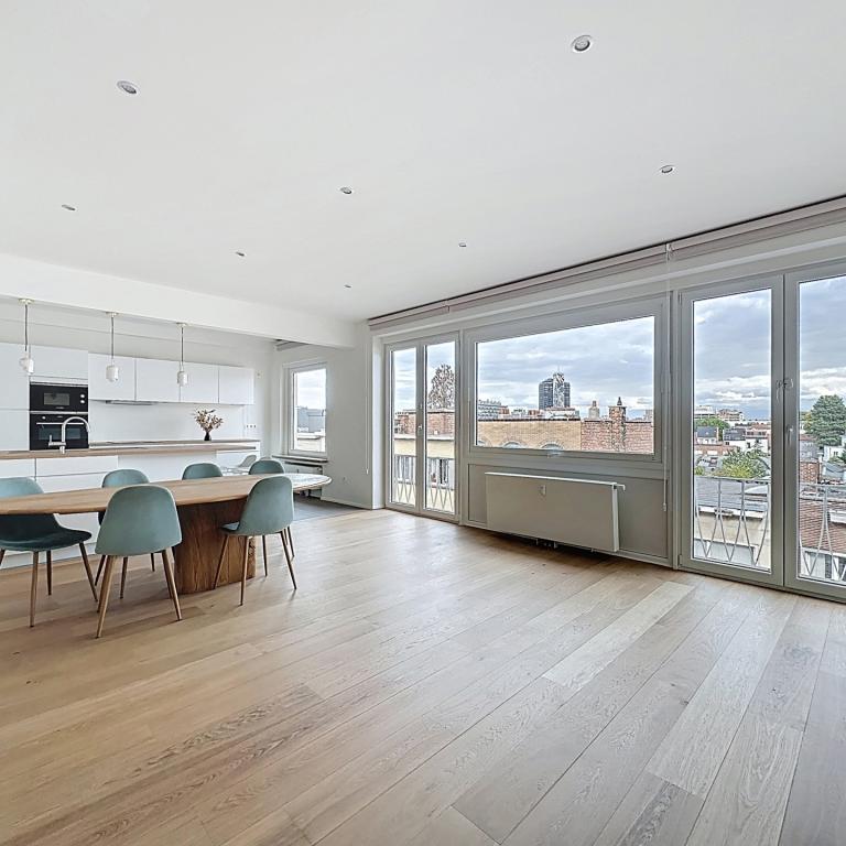 Brugmann/Arezzo : Bel appartement dernier étage rénové 