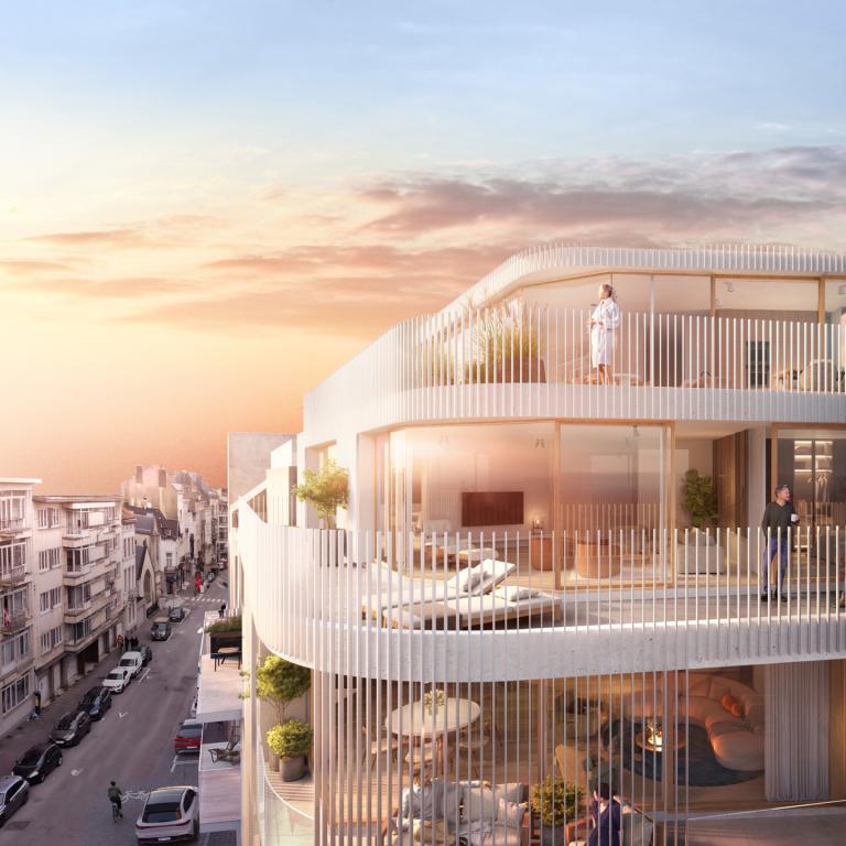 Parc Tenbosch/Châtelain, projet de standing "The Bright"