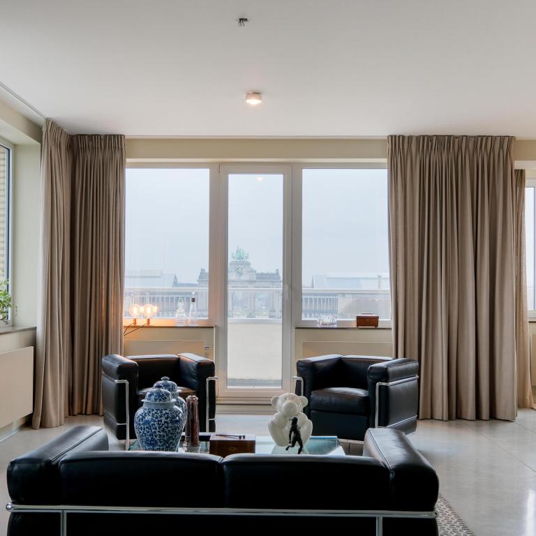 Somptueux penthouse avec vue unique sur le Cinquantenaire