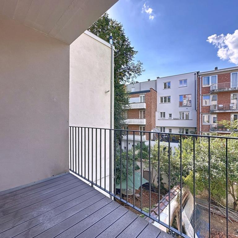 Pl. Brugmann/Churchill : Superbe appartement neuf et meublé