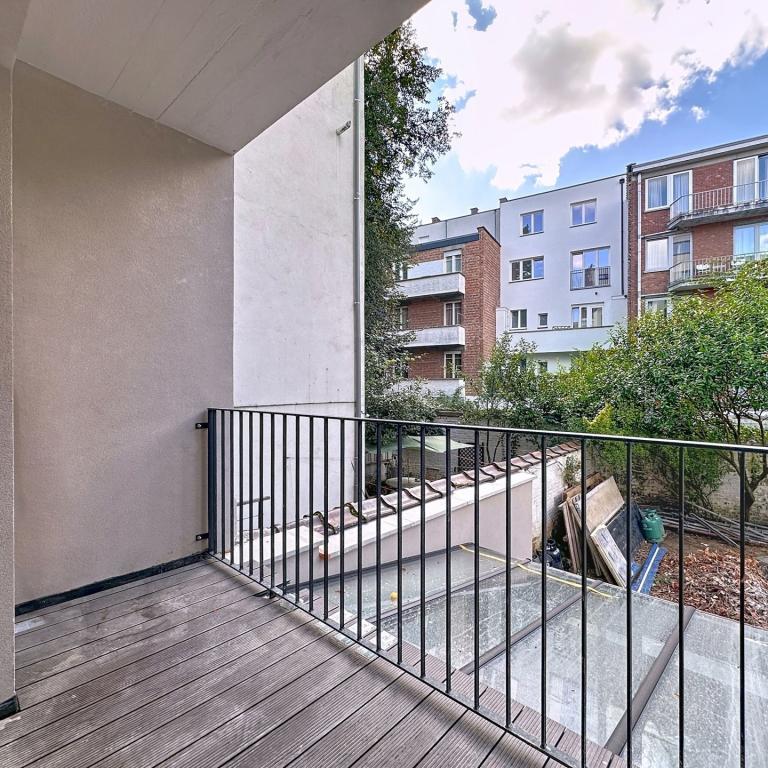 Pl. Brugmann/Churchill : Superbe appartement neuf et meublé
