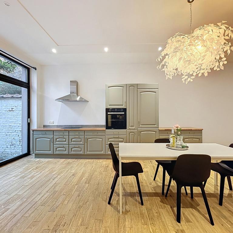 Place Poelaert - Appartement rez meublé 1chambre avec jardin