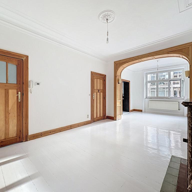 Pl. Brugmann : Magnifique appartement de 2 chambres rénové 