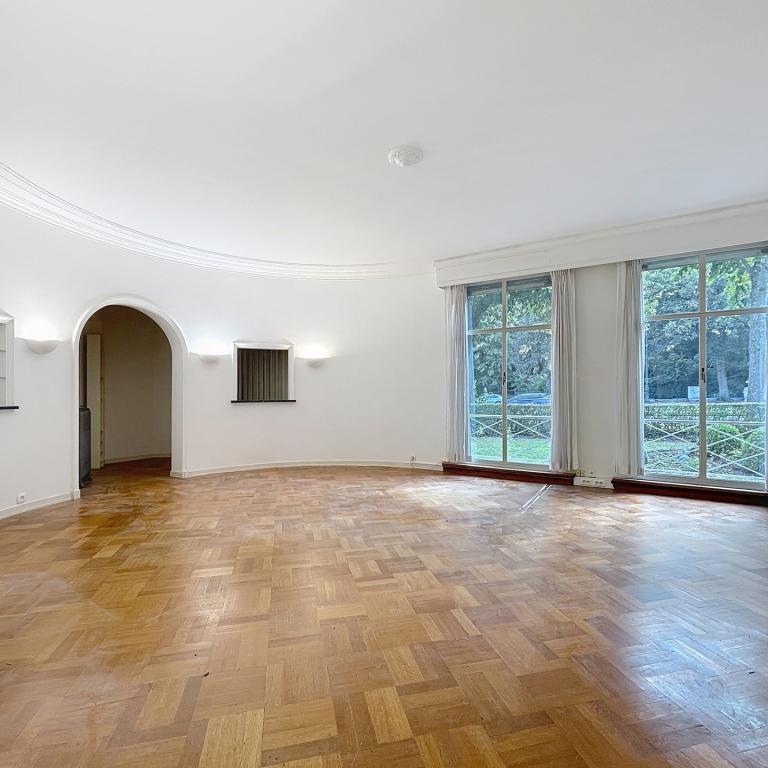Bois de la Cambre : Appartement 3 chambres avec parking 