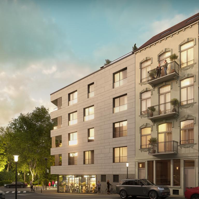 Magnifique appt. neuf +-114m², 2ch., terrasses 26 m²