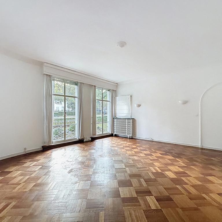 Bois de la Cambre : Appartement 3 chambres avec parking 