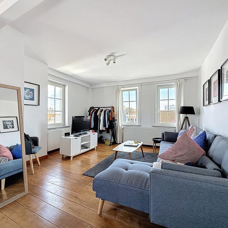 Vanderkindere / Albert : Bel appartement 1ch meublé