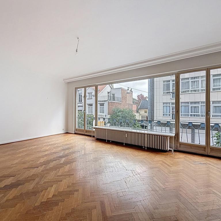 Churchill/Cavell : Superbe appartement 3 chambres + terrasse