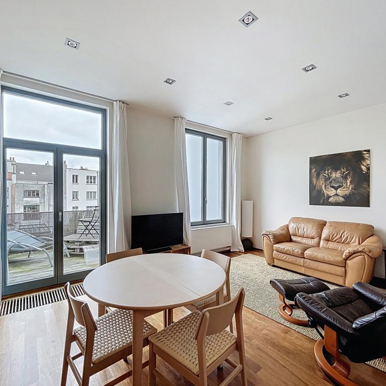 Quartier Européen – Superbe duplex 2 chambres + terrasse