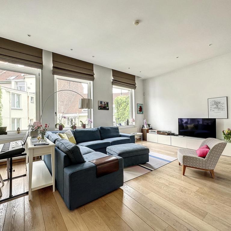 Haut de Saint-Gilles : Superbe duplex penthouse + terrasse