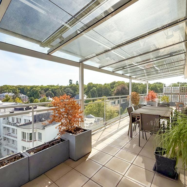 Cambre/Roosevelt, duplex penthouse 330m² 4 ch, terr 40m²