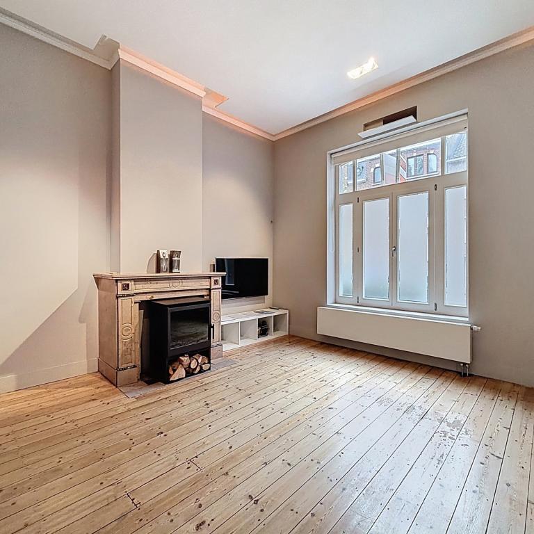 Forest/Uccle : Belle maison de 1885  rénovée avec jardin