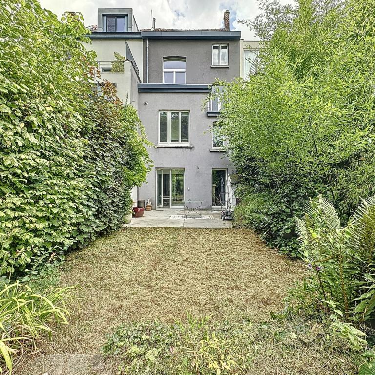 Forest/Uccle : Belle maison de 1885  rénovée avec jardin