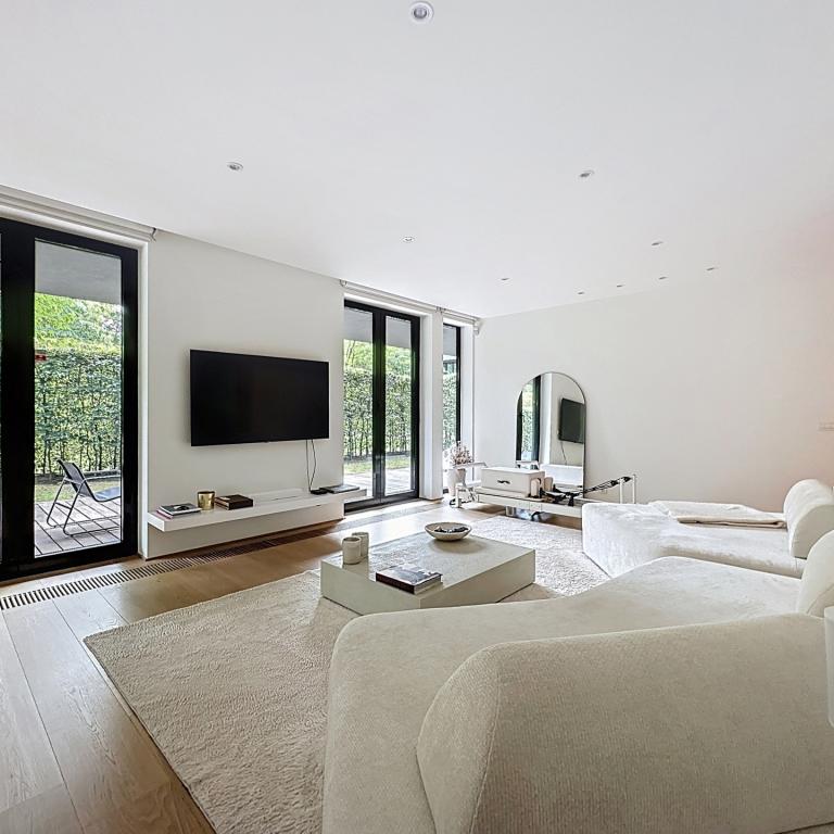 Parc Hamoir : Beau RDC avec jardin de 3 chambres + parking