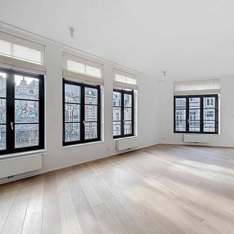 Sablon : Superbe appartement rénové, immeuble de caractère