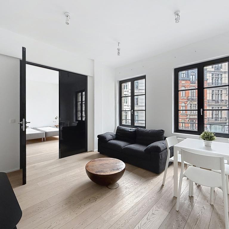 Sablon : Bel appartement 1 chambre remis à neuf et meublé