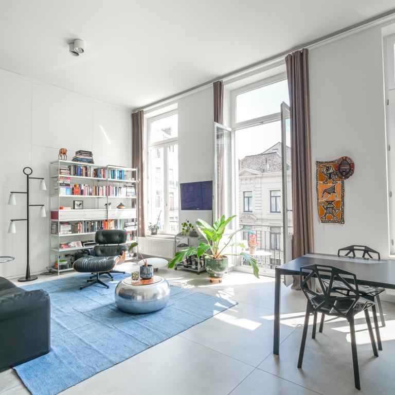 De Brouckère: magnifique duplex 3ch., 3 sdb, 2 terrasses