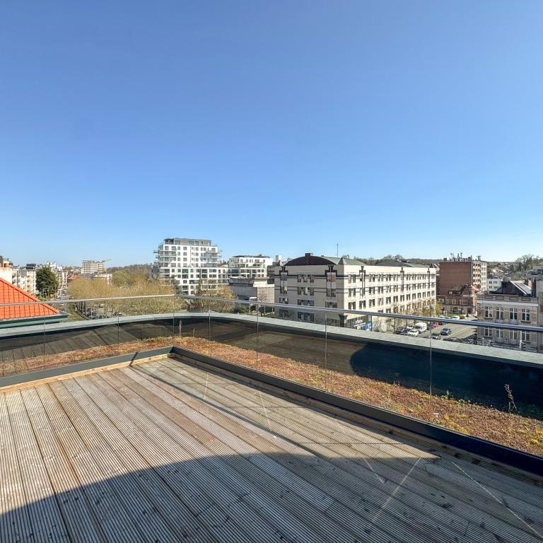 Magnifique penthouse neuf 2 chambres ±107m² 2 terrasses