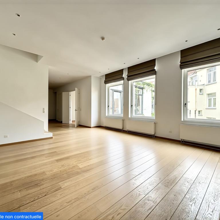 Haut de Saint-Gilles : Superbe duplex penthouse + terrasse