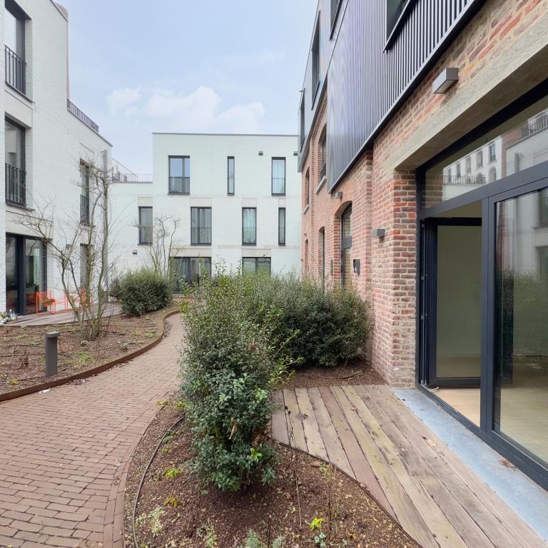 Charmant flat +- 38m² avec terrasse en intérieur d'îlot