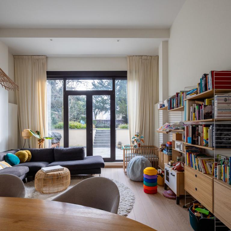 Rez-de-chaussée 3 chambres – 155 m² – Quartier Brugmann
