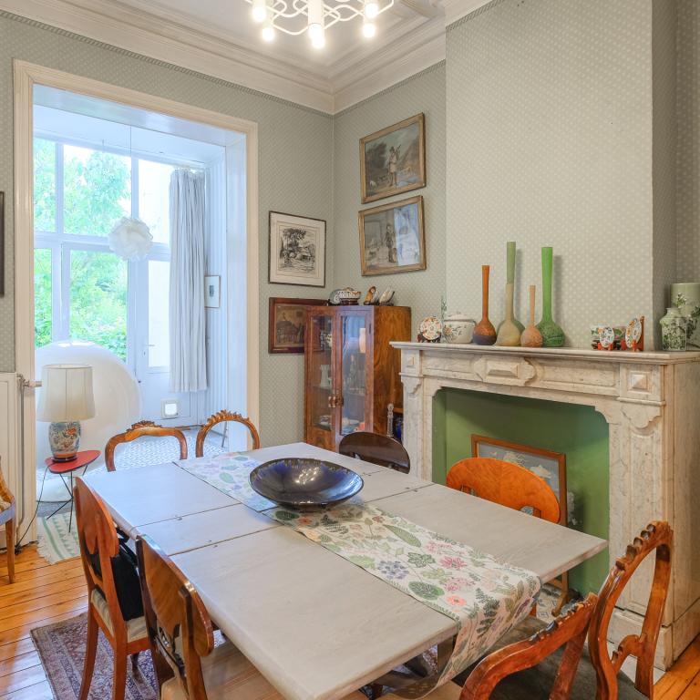 Pl. Brugmann: maison avec jardin Sud