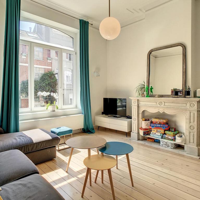 Etangs d'Ixelles : Bel appartement duplex 2 ch et jardin