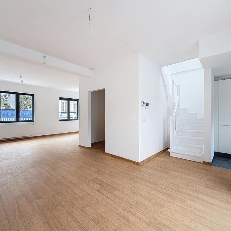 Vanderkindere : Beau duplex penthouse neuf + terrasse