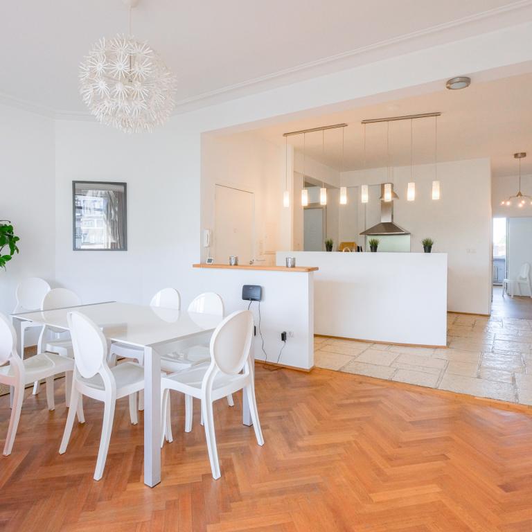 Louise/Châtelain: Magnifique appartement meublé