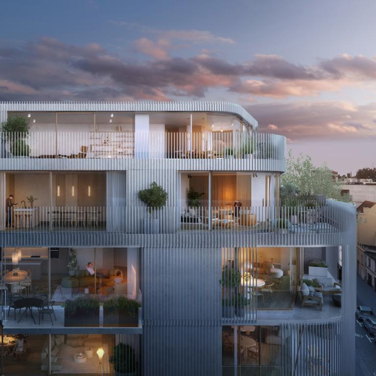 Parc Tenbosch/Châtelain, projet de standing "The Bright"