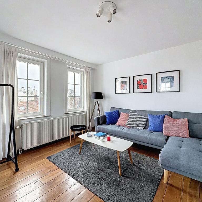 Vanderkindere / Albert : Bel appartement 1ch meublé