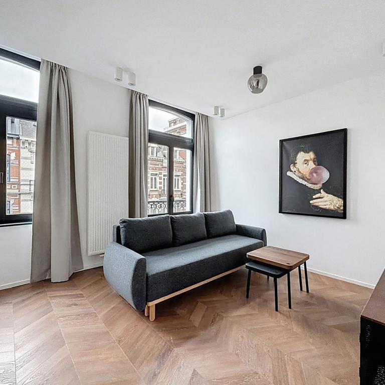 Square Ambiorix : Beau duplex entièrement rénové et meublé