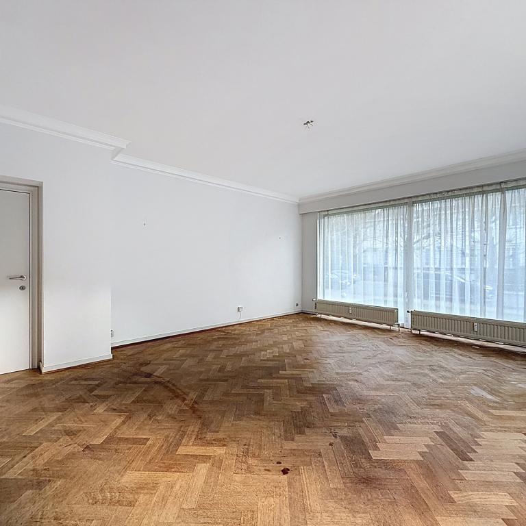 Bois de la Cambre / Roosevelt : Rez-de-chaussée avec jardin