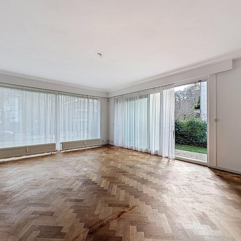 Bois de la Cambre / Roosevelt : Rez-de-chaussée avec jardin