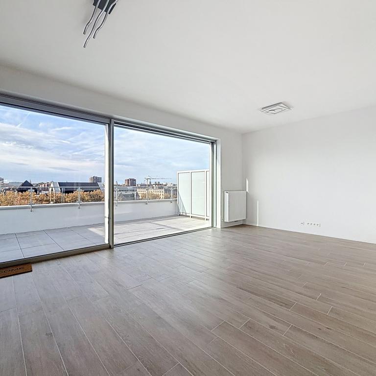 Bruxelles Canal Wharf : Superbe penthouse + grande terrasse