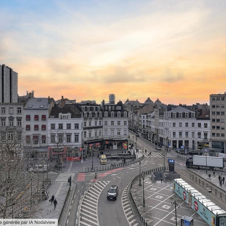 Boulevard Waterloo : Bel appartement meublé de 2 chambres