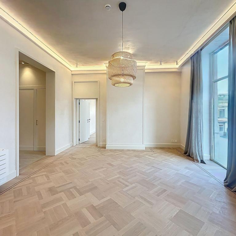 Sablon : Superbe appartement 3 chambres entièrement neuf