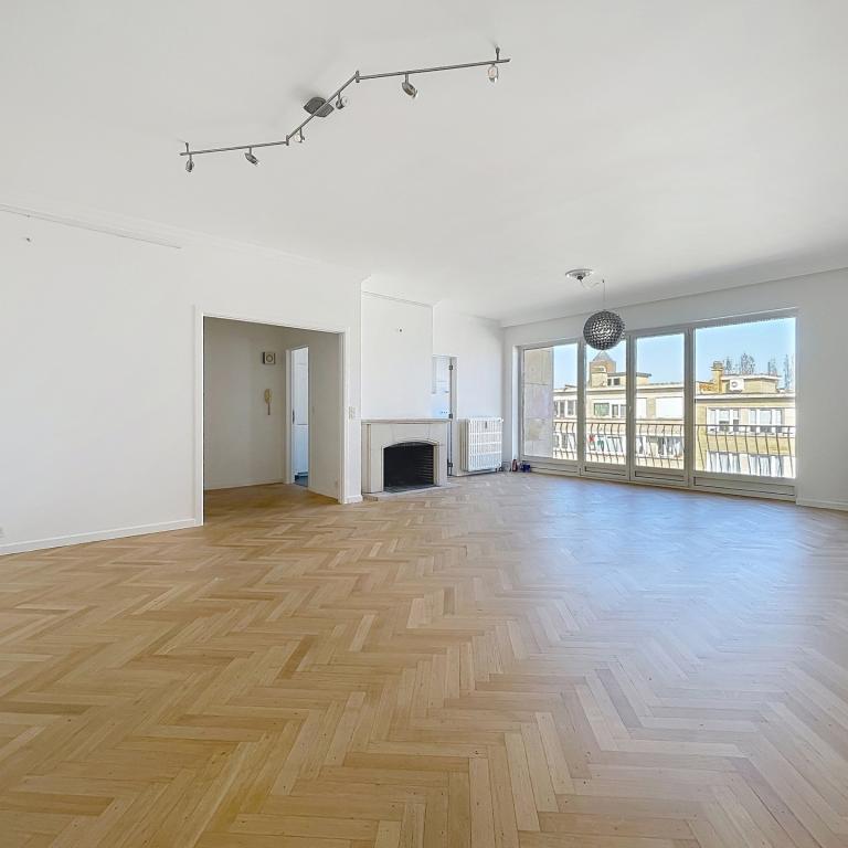 Roosevelt/ULB : Appartement 3 chambres + terrasse + garage 